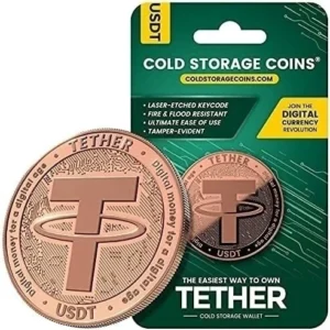 tether usdt cold storage wallet – moneda de cobre puro